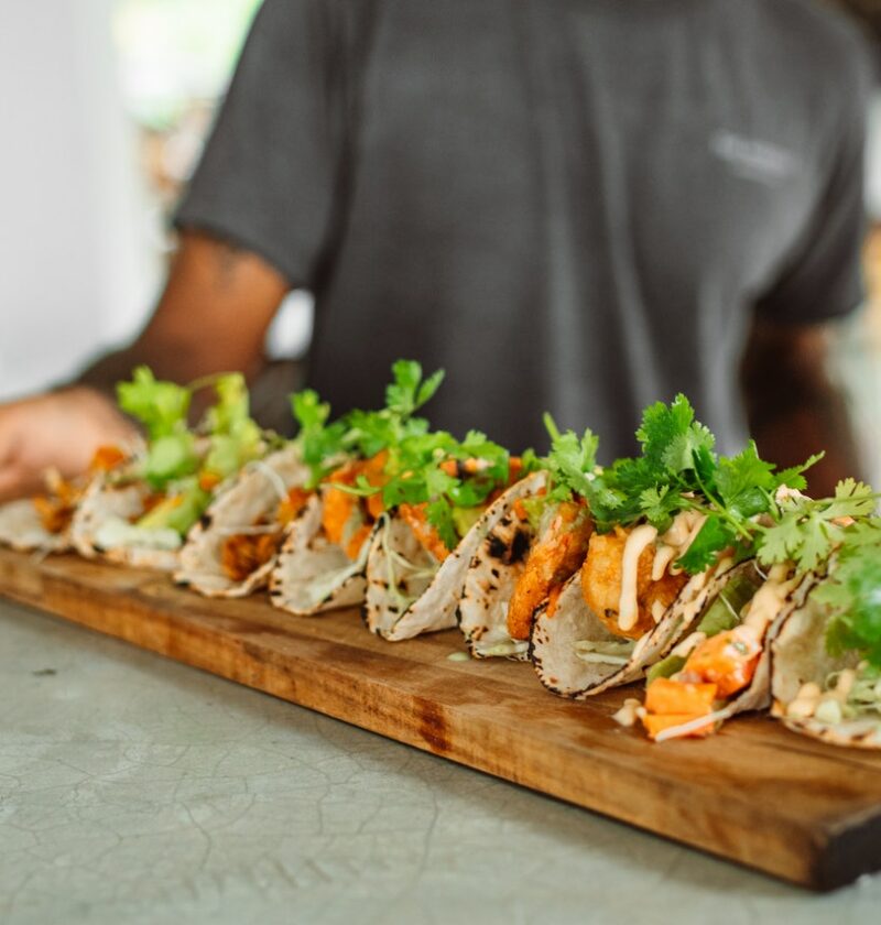 Tacos de poulet croustillant au paprika
