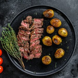 Bavette pommes de terre en papillote