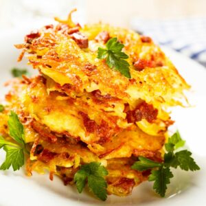 Galettes de pomme de terre & bacon