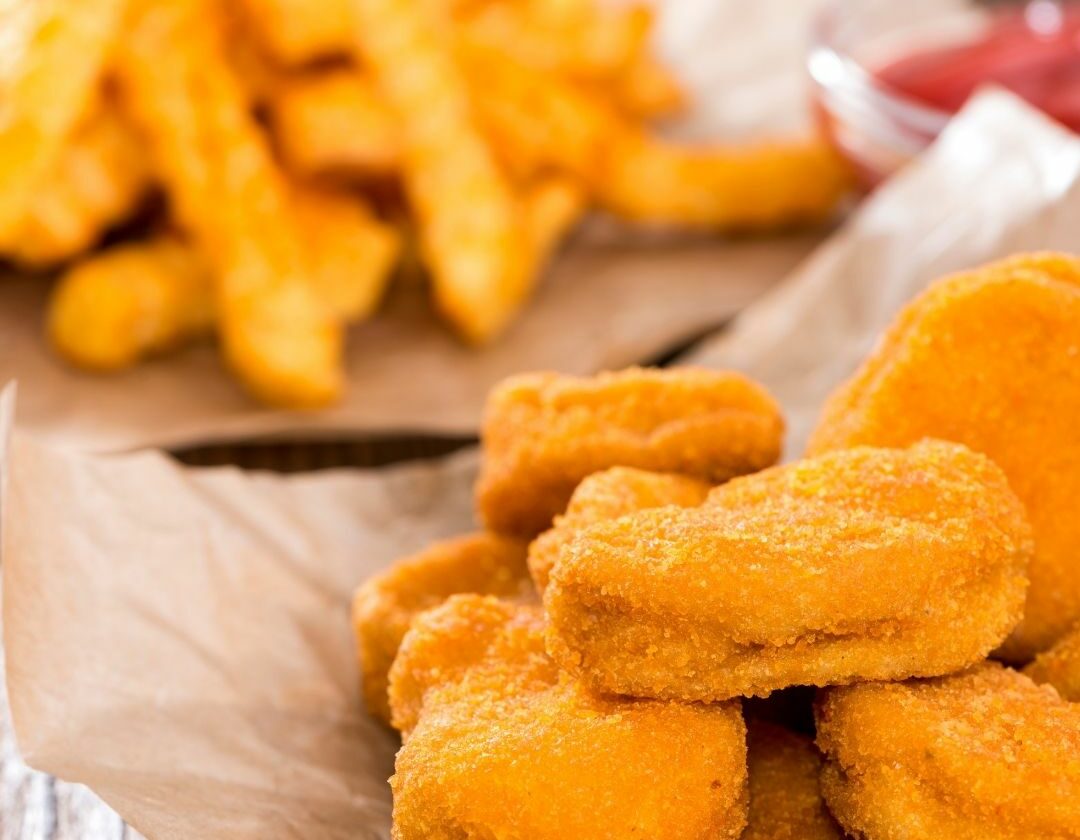 Nuggets de poulet et frites