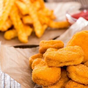 Nuggets de poulet et frites