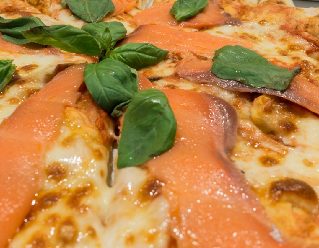 Pizza saumon