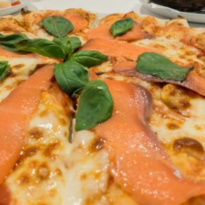 Pizza saumon