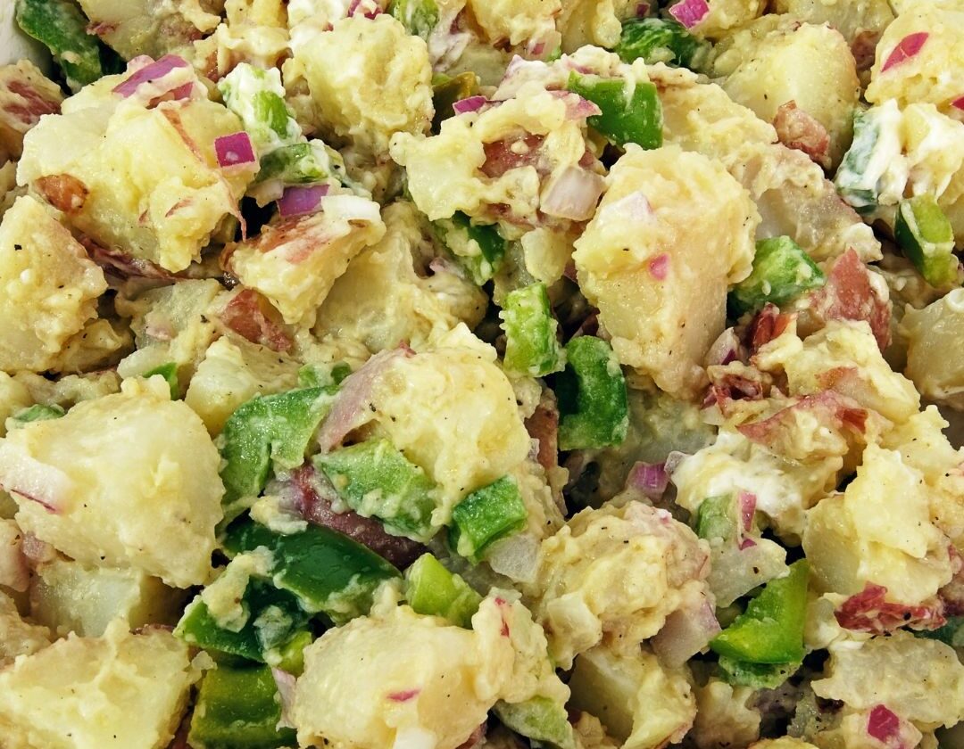 Salade de fèves aux asperges et aux pommes de terre