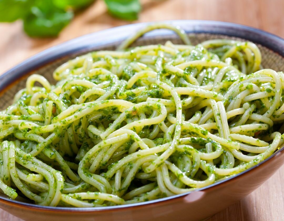 Spaghetti al pesto