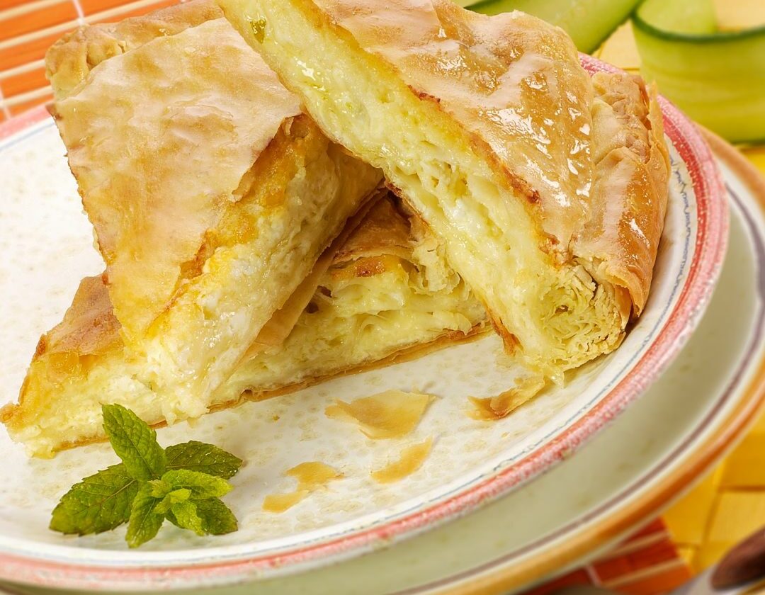 Tourte pommes de terre et roquefort