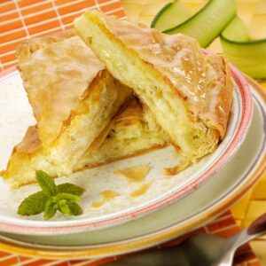 Tourte pommes de terre et roquefort