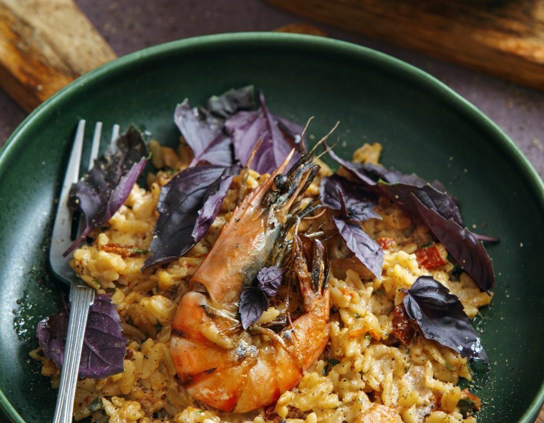 Orzo & gambas